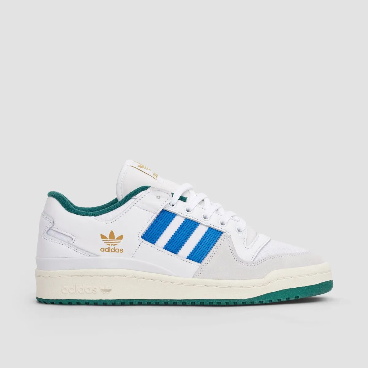 adidas Forum 84 Low ADV Shoes - Footwear White/Bluebird/Collegiate Green