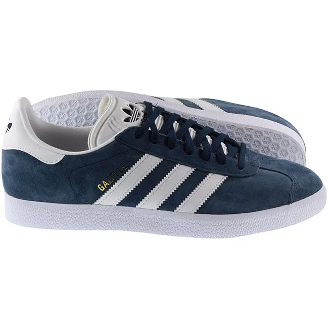 Adidas Originals Mens Trainers Gazelle Collegiate Navy White Gold Metallic