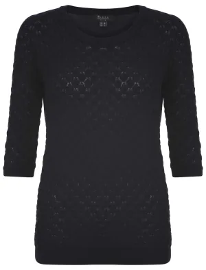 Amara Reya Petal navy jumper