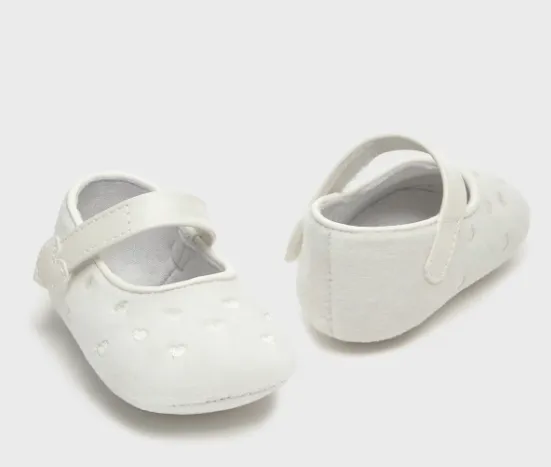 Baby Girls Pre-Walker Maryjane Shoes with Hearts