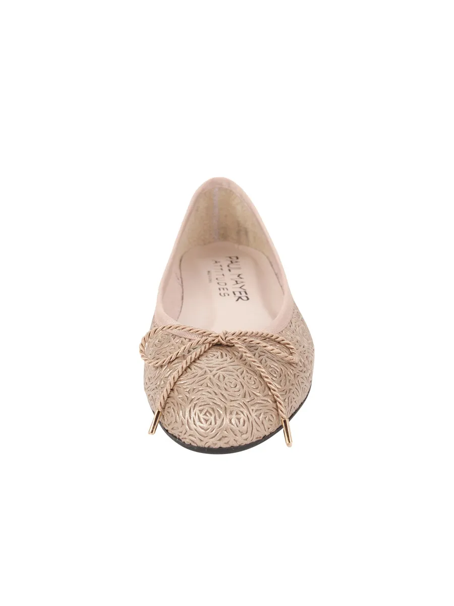 Bingo Leather Ballet Flat