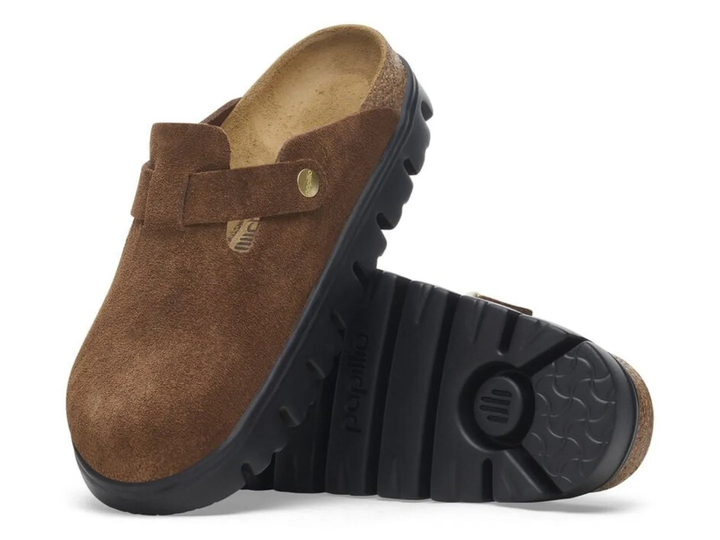 Birkenstock: Boston Chunky in Dark Tea