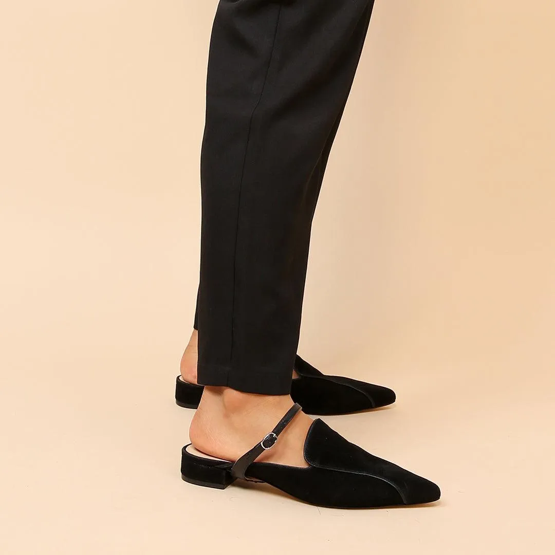 Black Suede Pointed Loafer Starter Kit