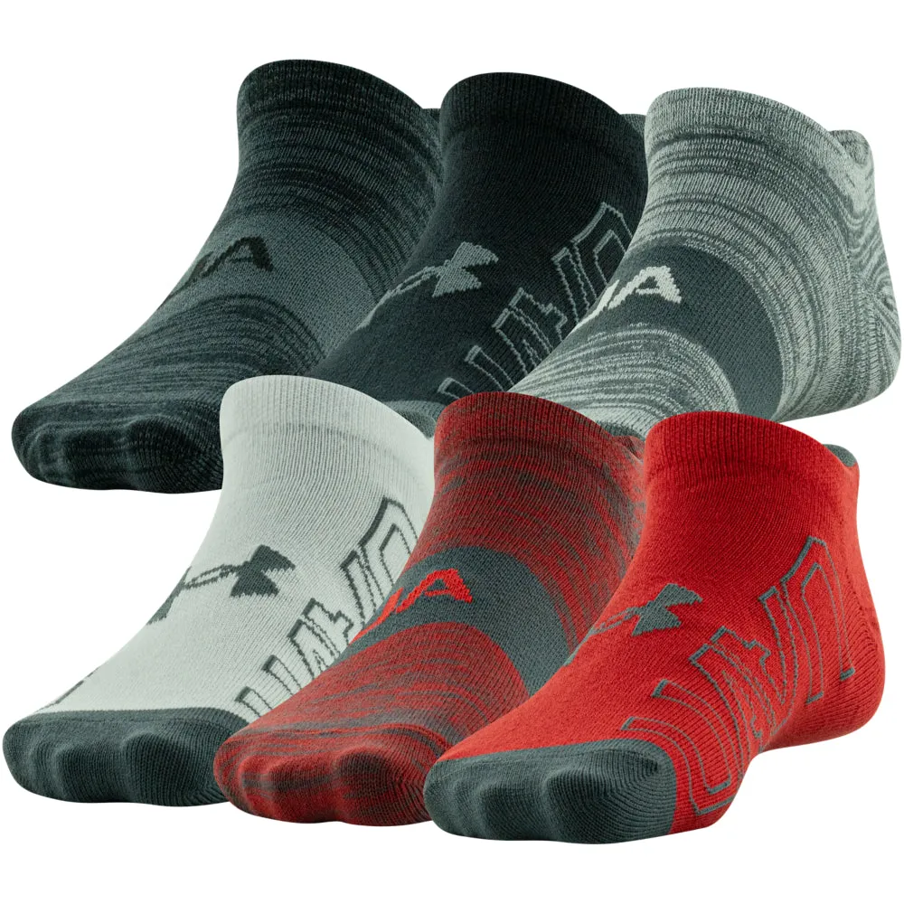 Boys' Under Armour Youth Essential Lite Low 6-Pack Socks