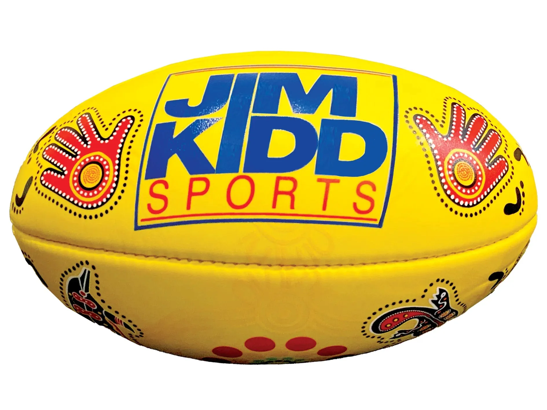 Burley Indigenous Soft Touch Football - Yellow