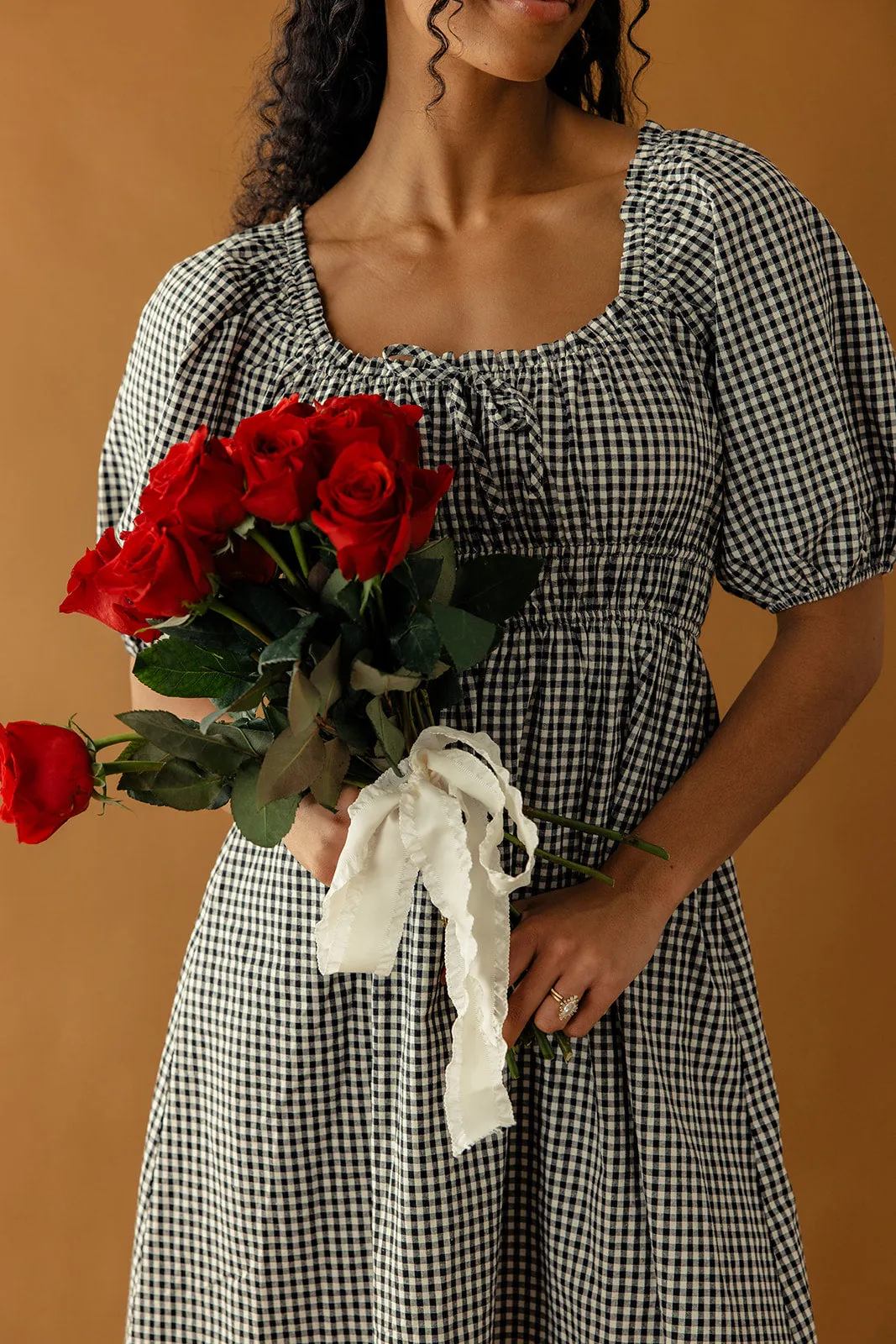 By The Gate Gingham Maxi