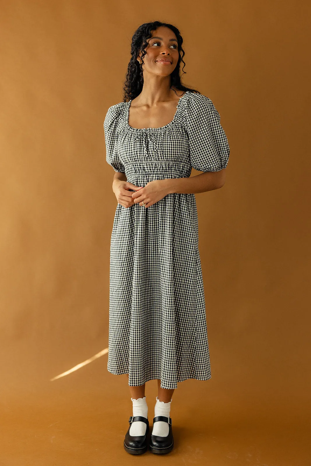 By The Gate Gingham Maxi