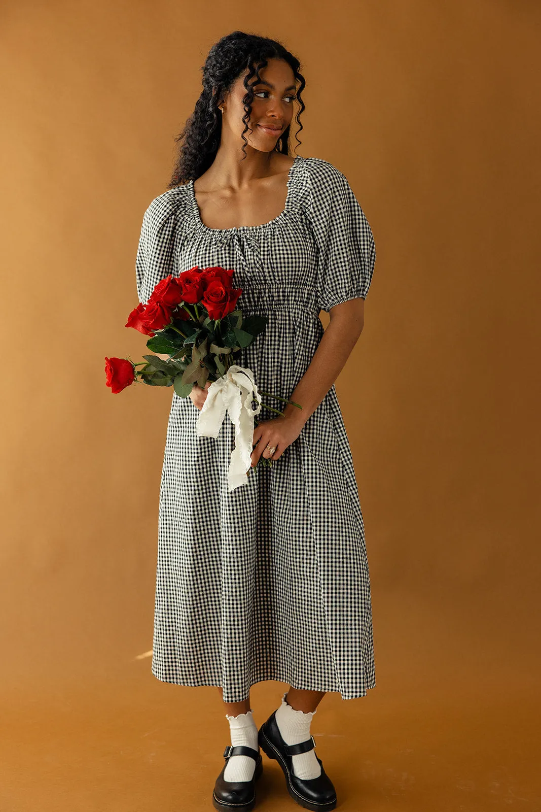 By The Gate Gingham Maxi