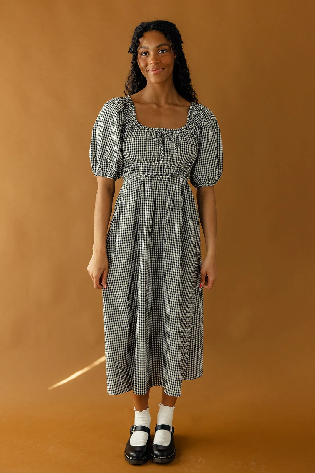 By The Gate Gingham Maxi