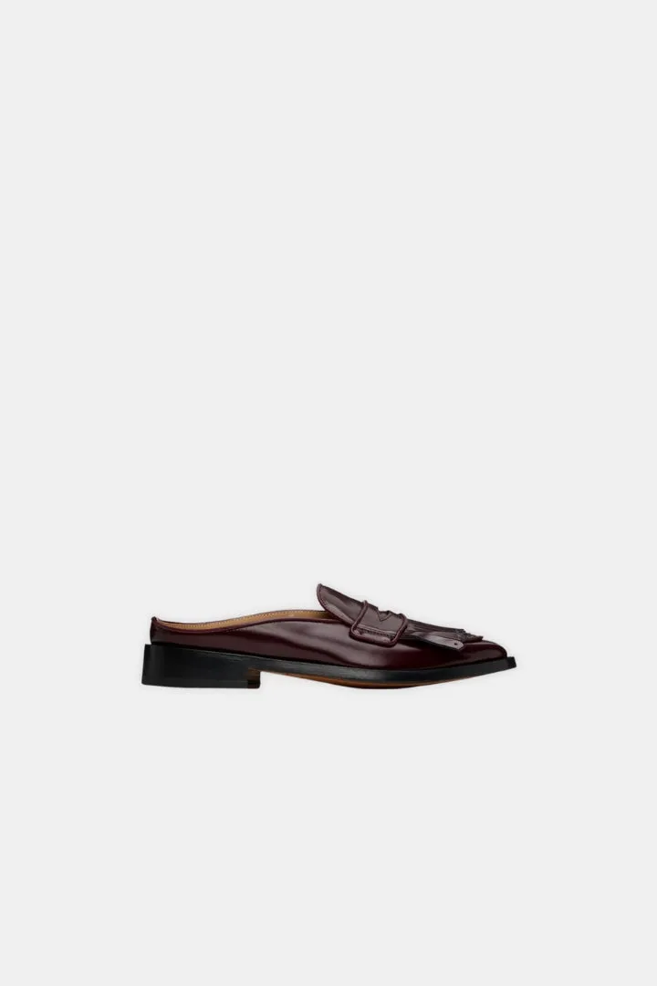 Calfskin Loafers Mules Style