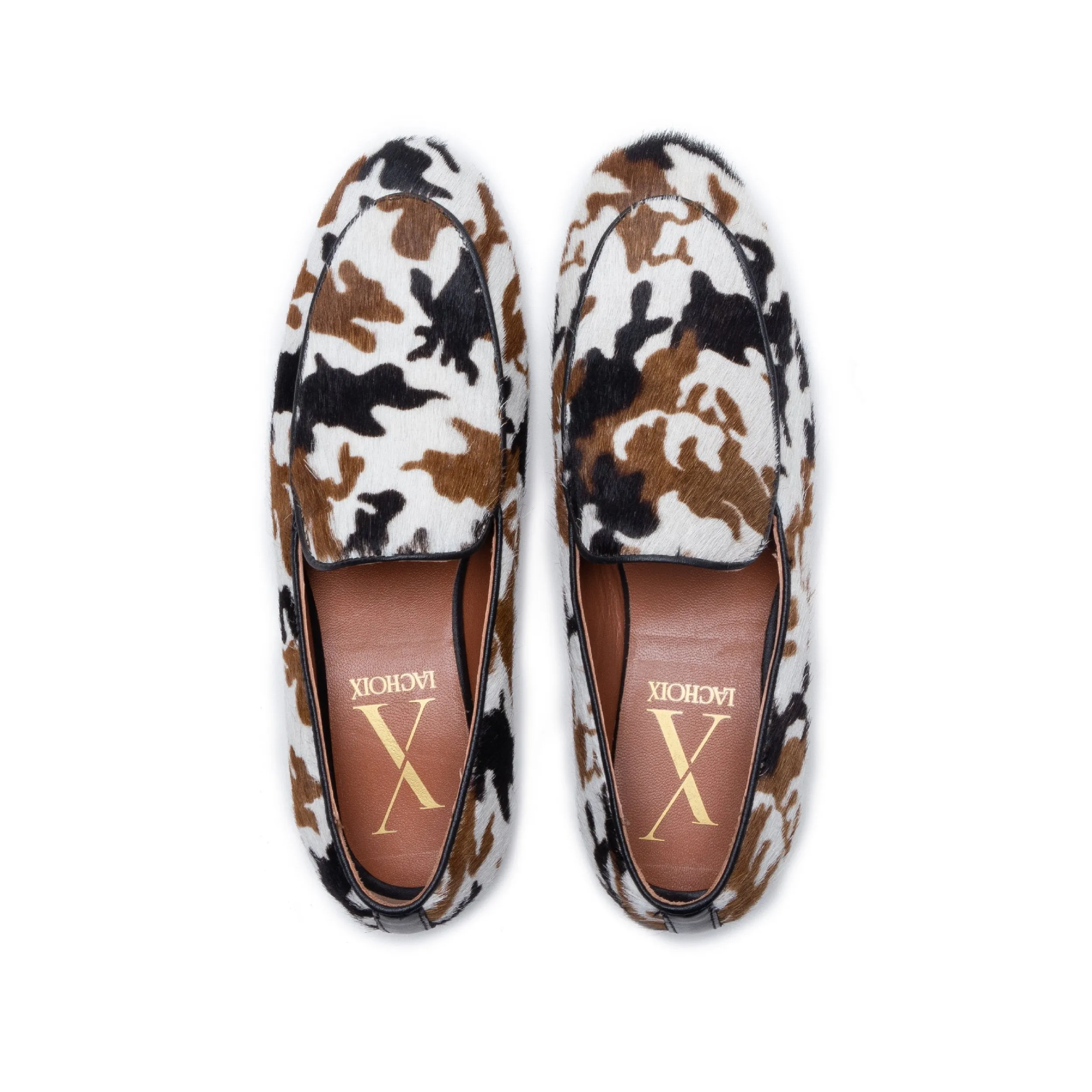 Camo White Loafers