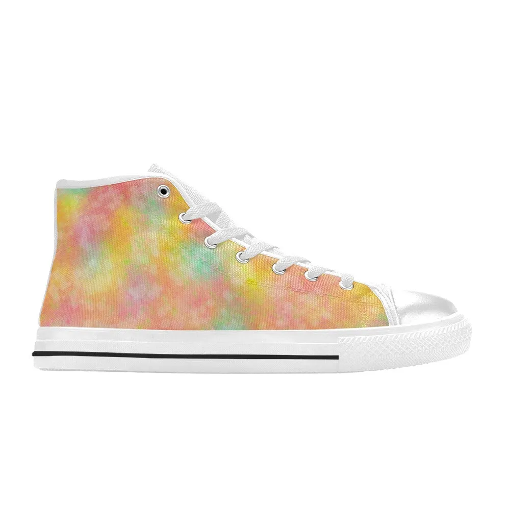 Candy Floss High Top Canvas Women's Shoes up to size 12