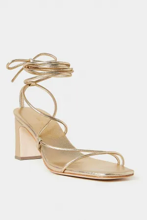 Champagne Nappa Cosette Heels