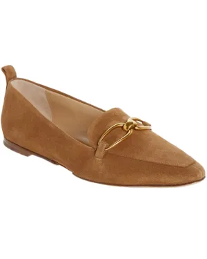 Champlain Chain Pointed Toe Flat in Hazelwood