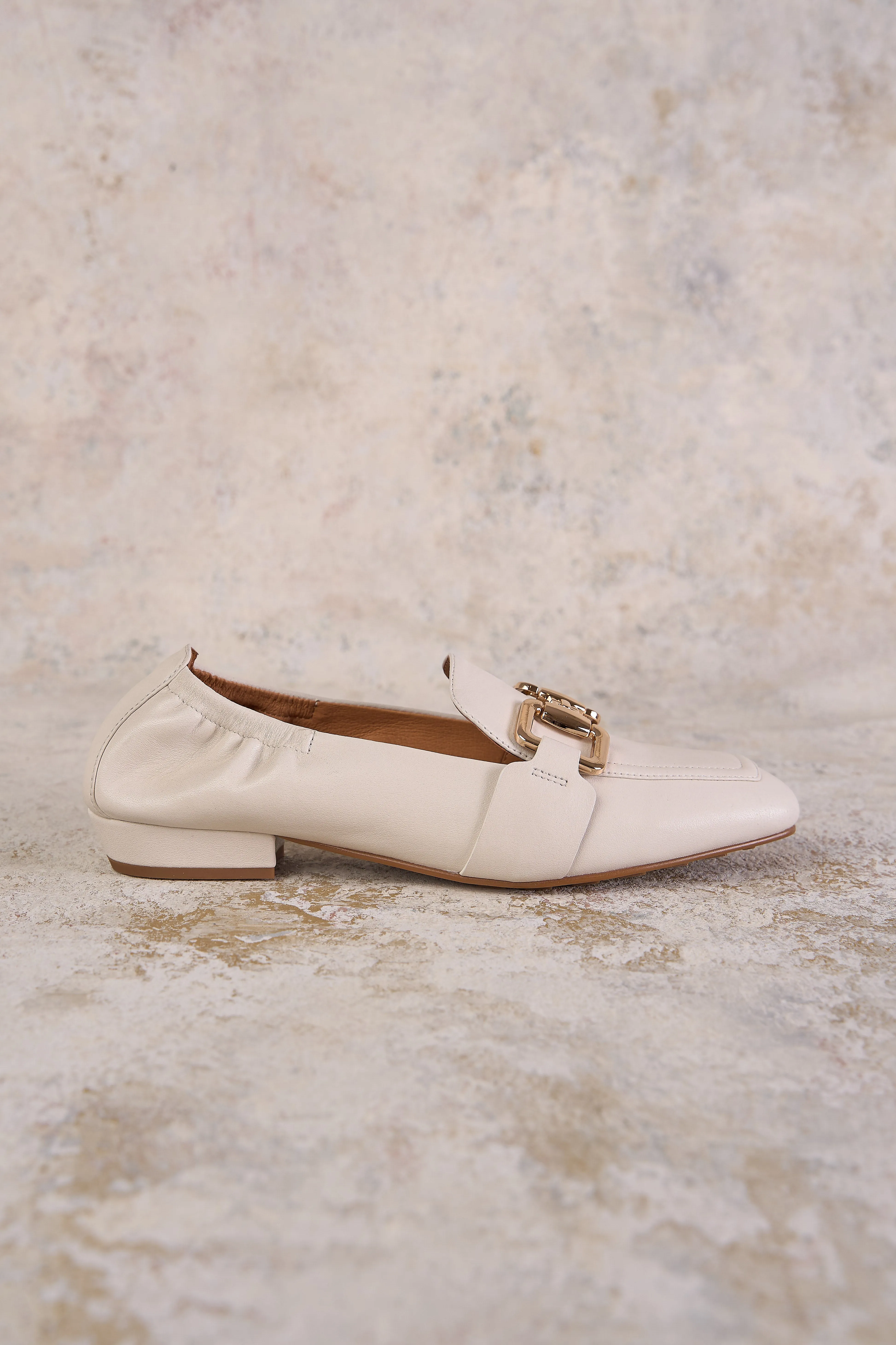 Chiara Chain White Loafer