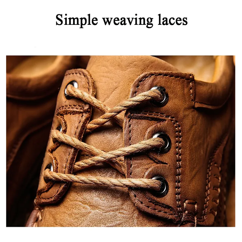 Classic Men Genuine Leather Lace-Up Shoes / Male Shoes in Alternative Style