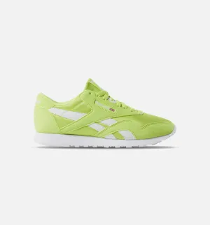 Classic Nylon Color Mens Shoe - Neon Lime/White