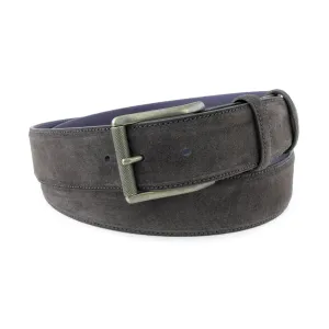 Deep Choc Suede Men's Roller Belt