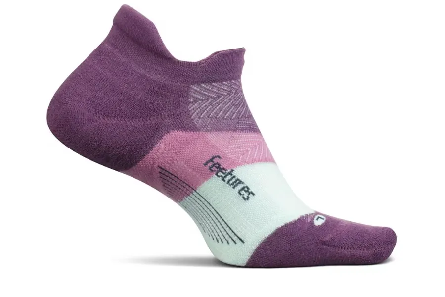 Feetures Elite Light Cushion No Show Tab - Purple