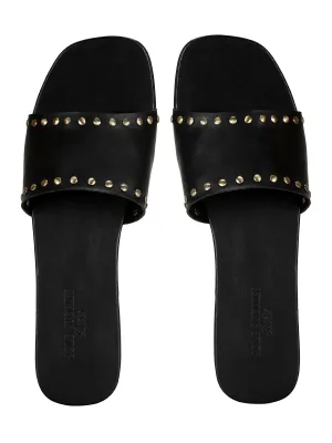 Flats-Rivet Sliders Black