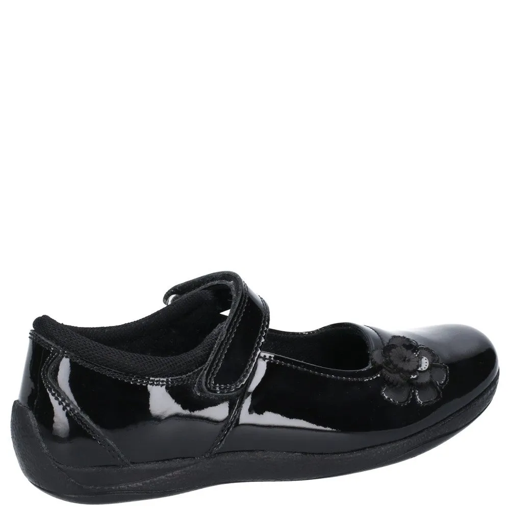 Hush Puppies Jessica Junior Patent School Shoes