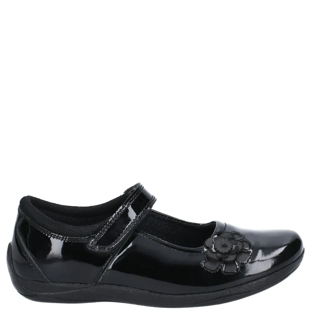 Hush Puppies Jessica Junior Patent School Shoes