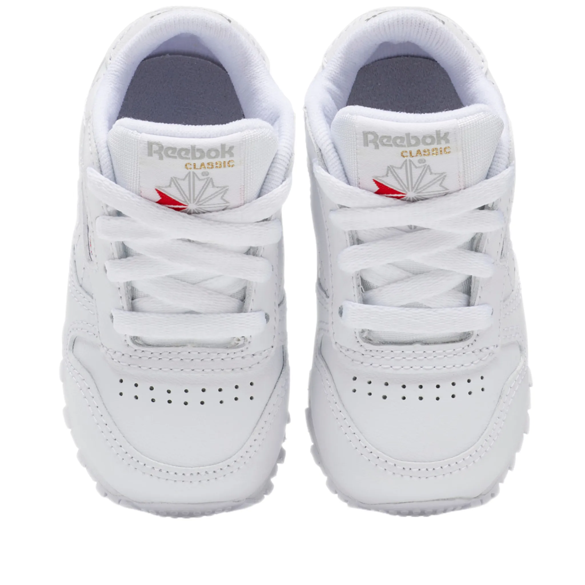 Infants Reebok Classic Leather Shoes - Ftwr White/Ftwr White/Ftwr White