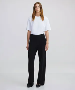 Ipekyol Wide Leg Fit Knitted Trousers Black