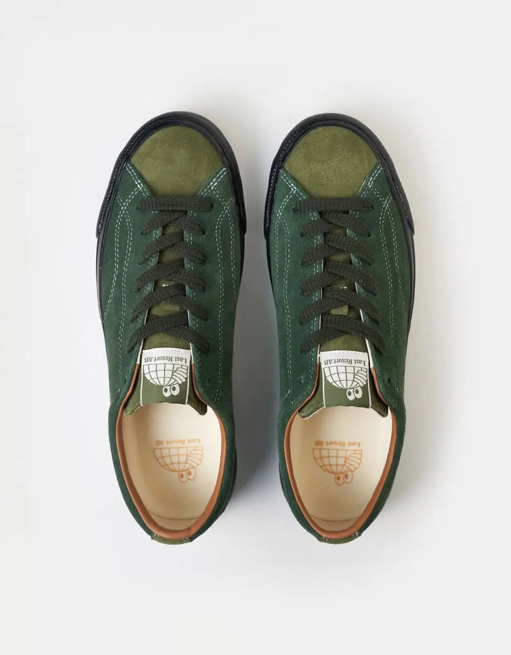 Last Resort AB VM003 Suede Lo Skate Shoes - Duo Green/Black