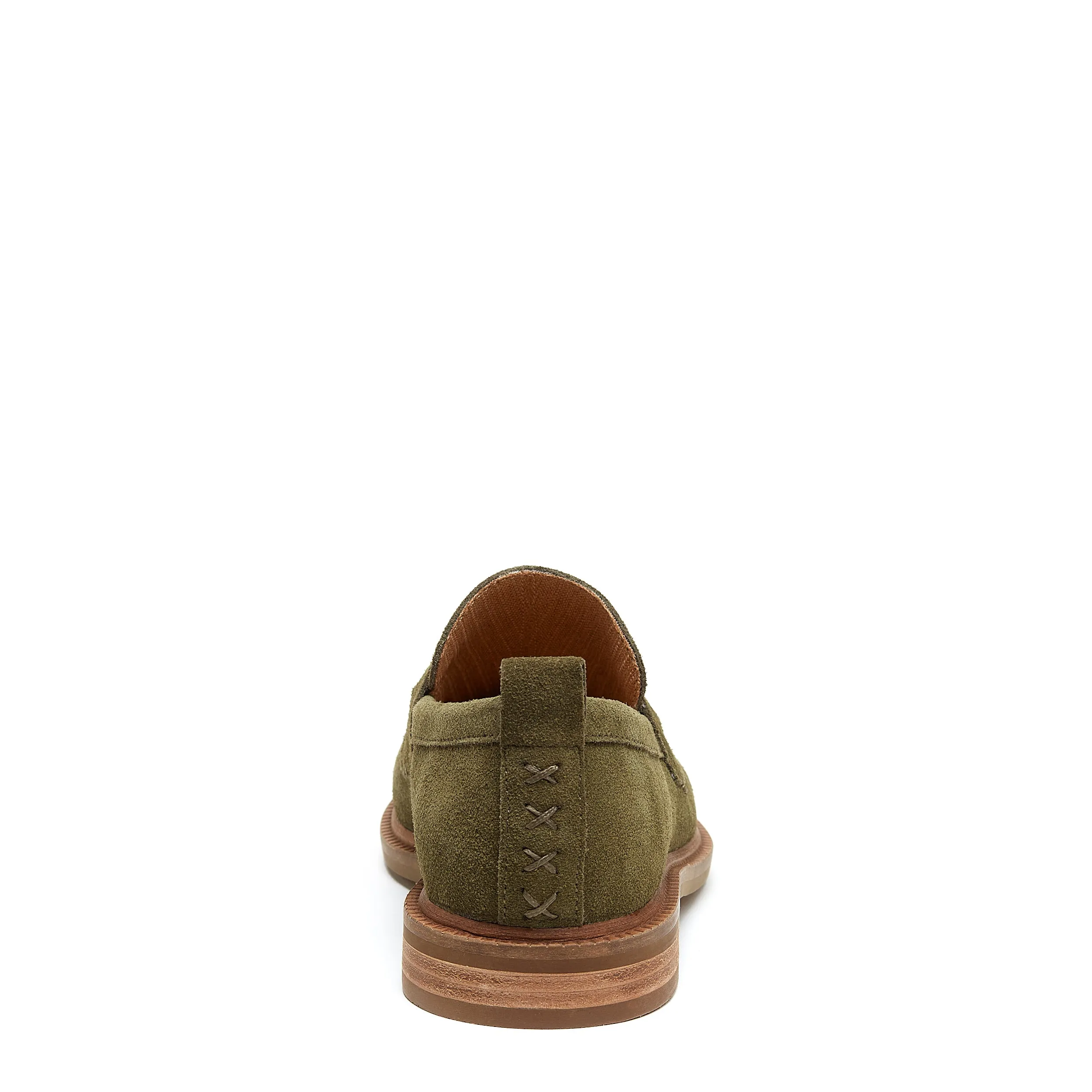 Lens Olive Wide Width Loafers