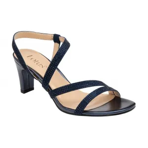 Lotus Womens Sandal Bernadette Navy Pearl