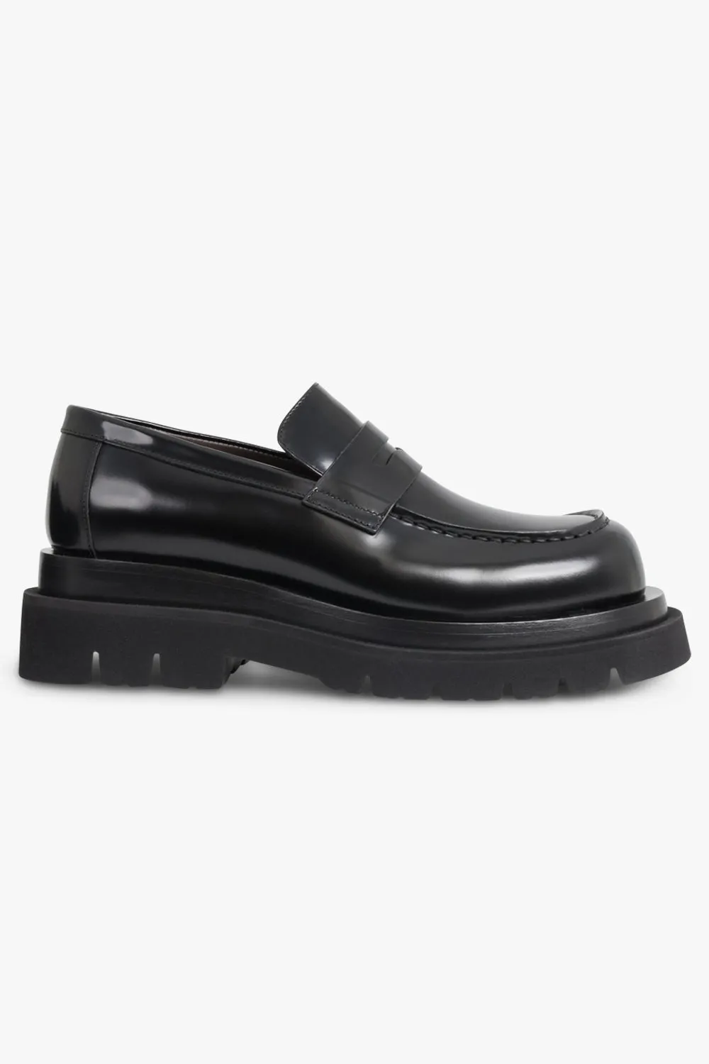 Lug Soft Vinyl Loafer | Black