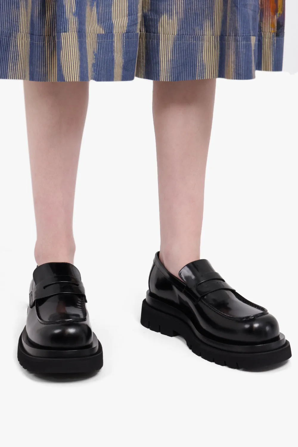 Lug Soft Vinyl Loafer | Black