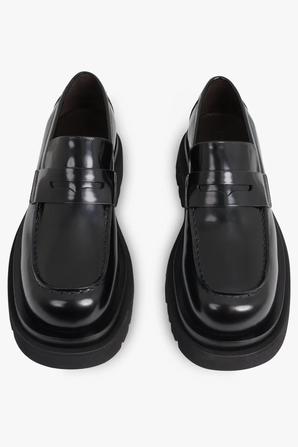 Lug Soft Vinyl Loafer | Black