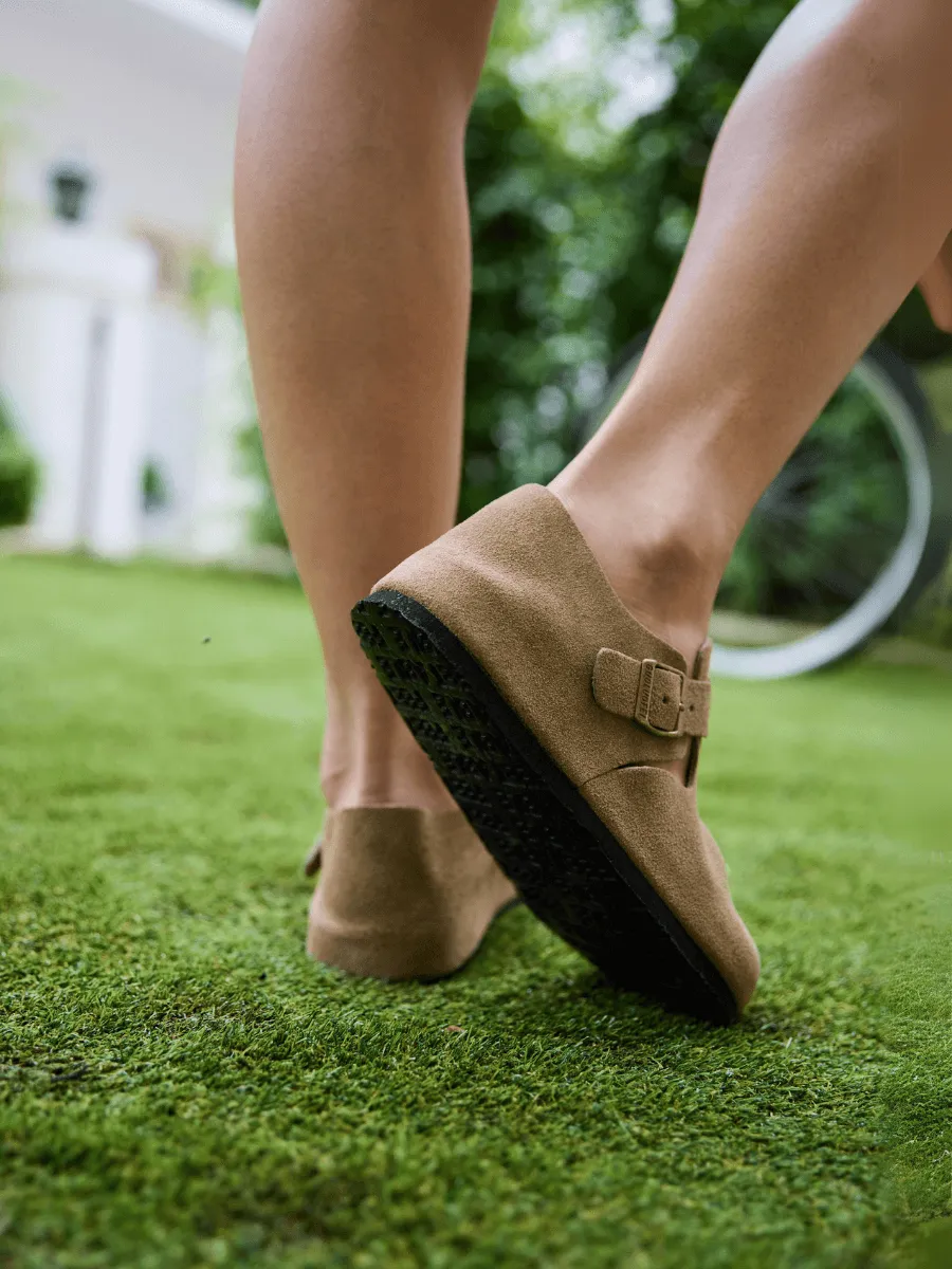 MAIBULUN | Seashore Suede Clog Loafer - Khaki