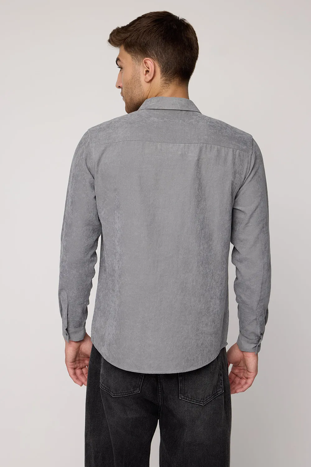 Men's Charcoal Grey Soft Touch Shirt