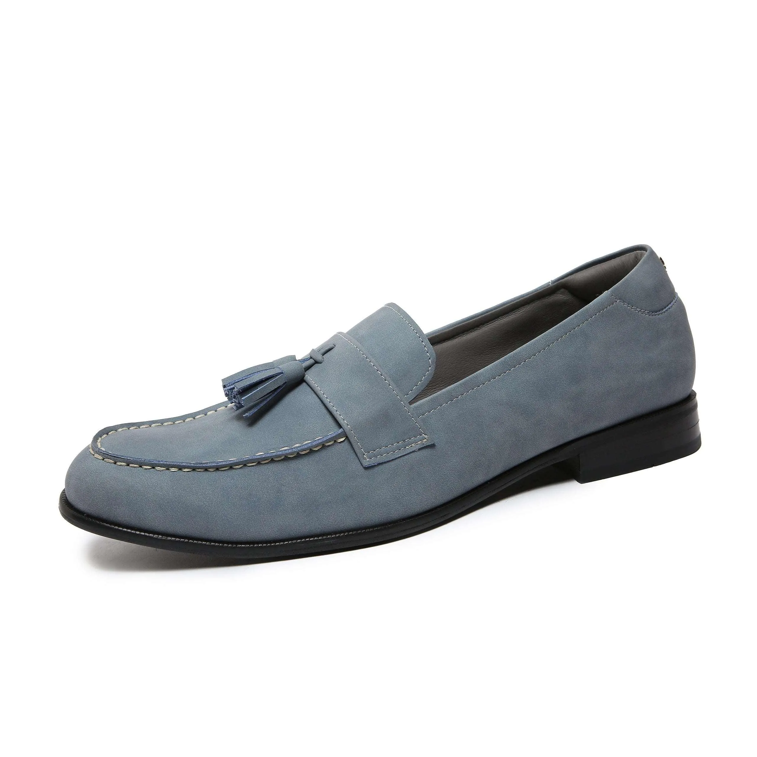 N-BUCK BLUE | TASSEL SLIP-ON