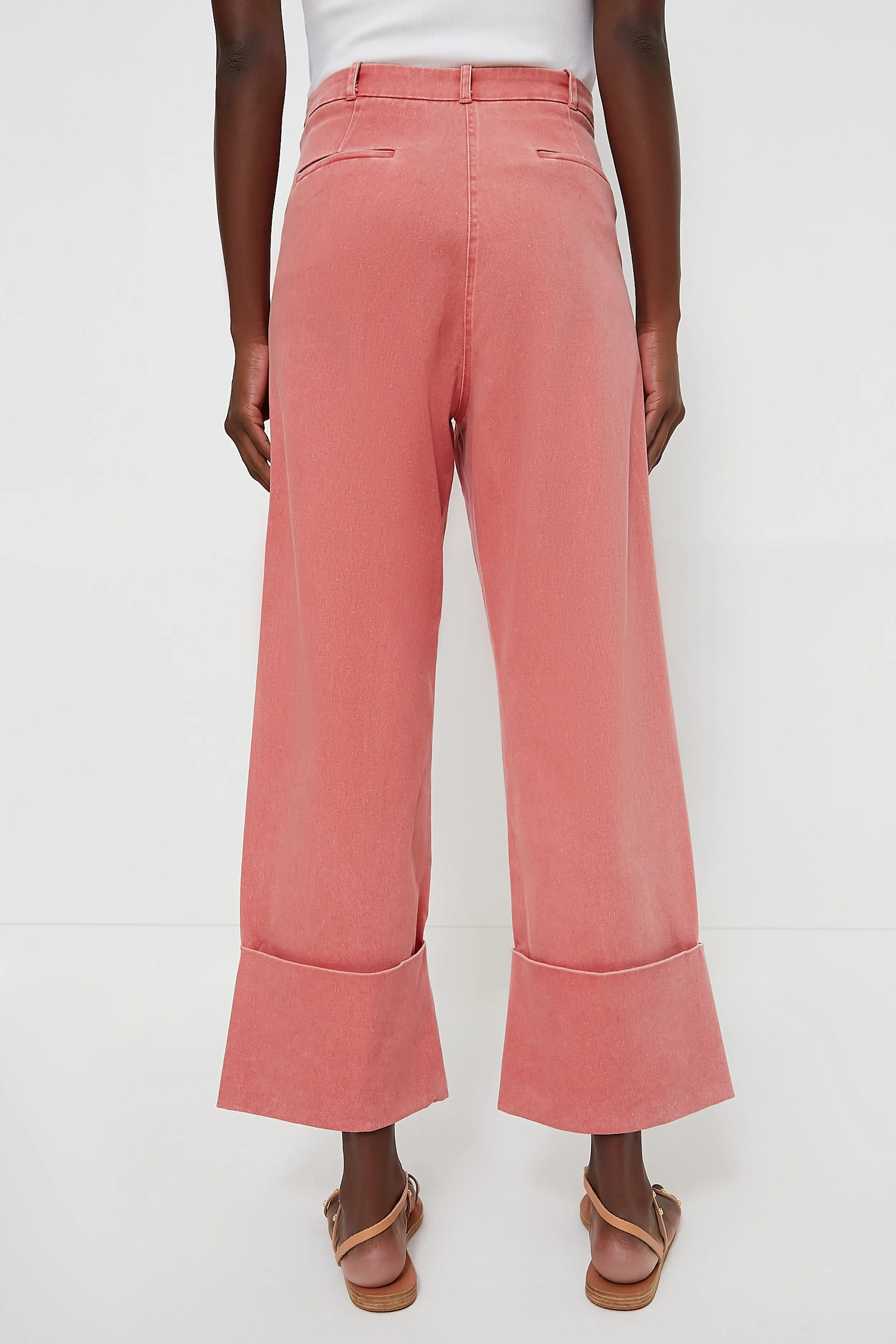 Nantucket Red Stretch Twill Florence Pants