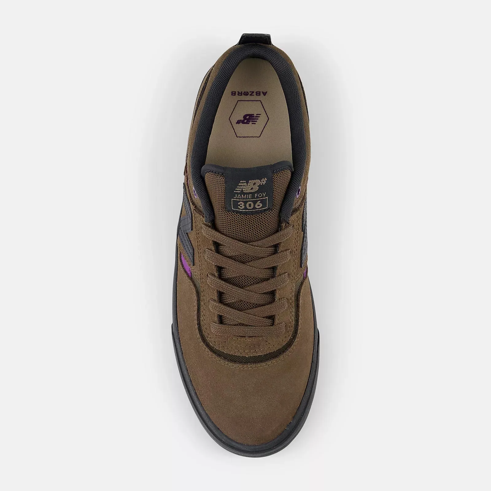 New Balance Shoes Numeric Jamie Foy 306 - Brown/Purple