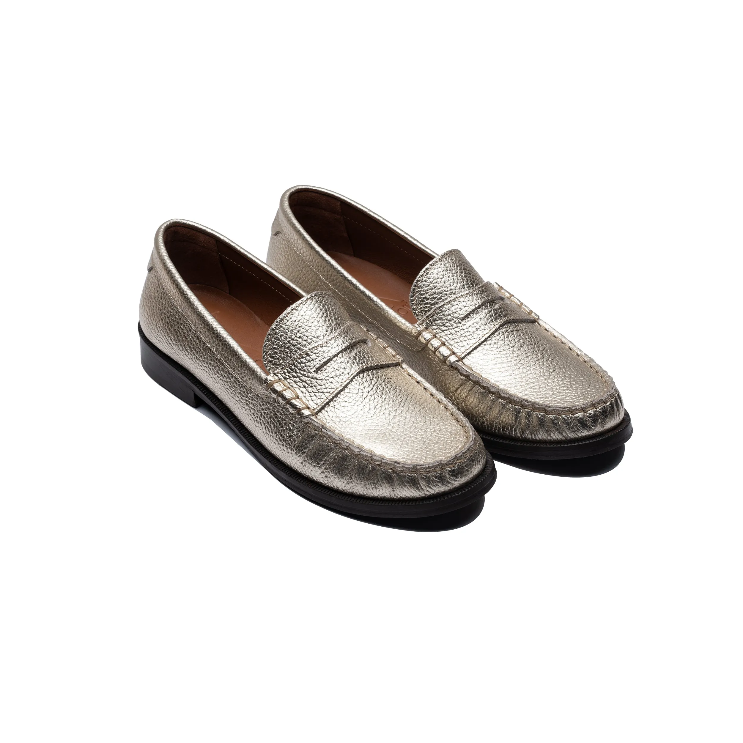 Penny Loafer in Champagne