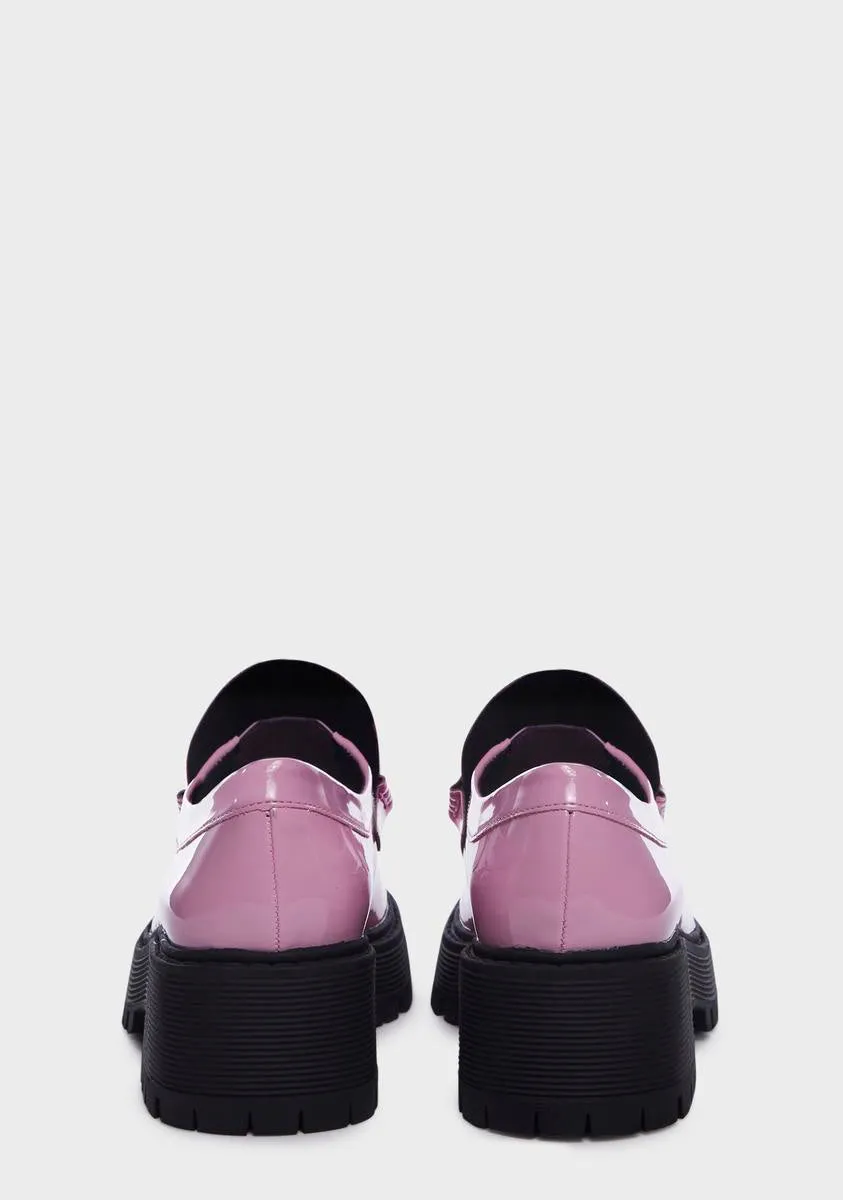 Pink Patent Malvern Loafers