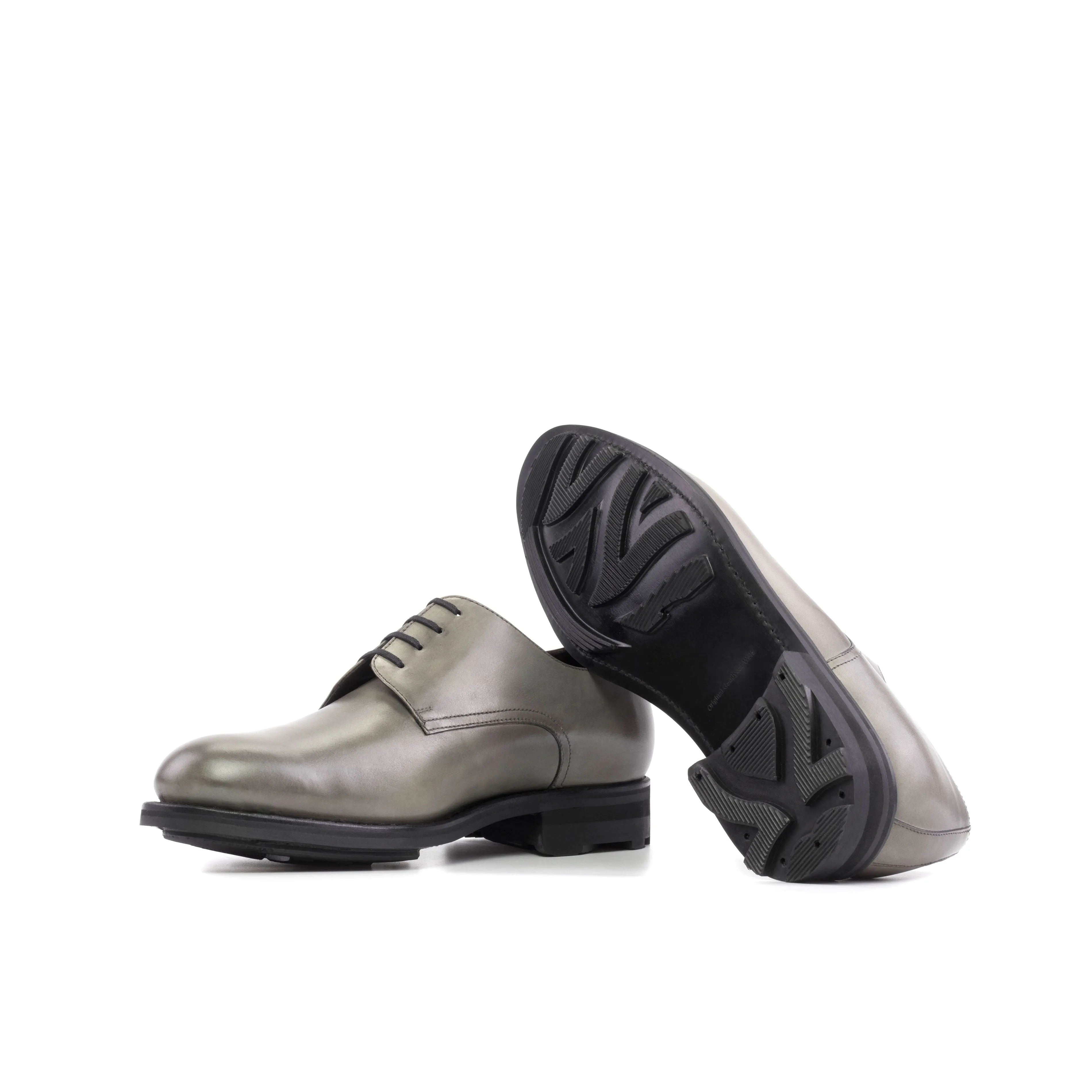 PLAIN TOE DERBY GREY (TRADITIONAL-Z1)