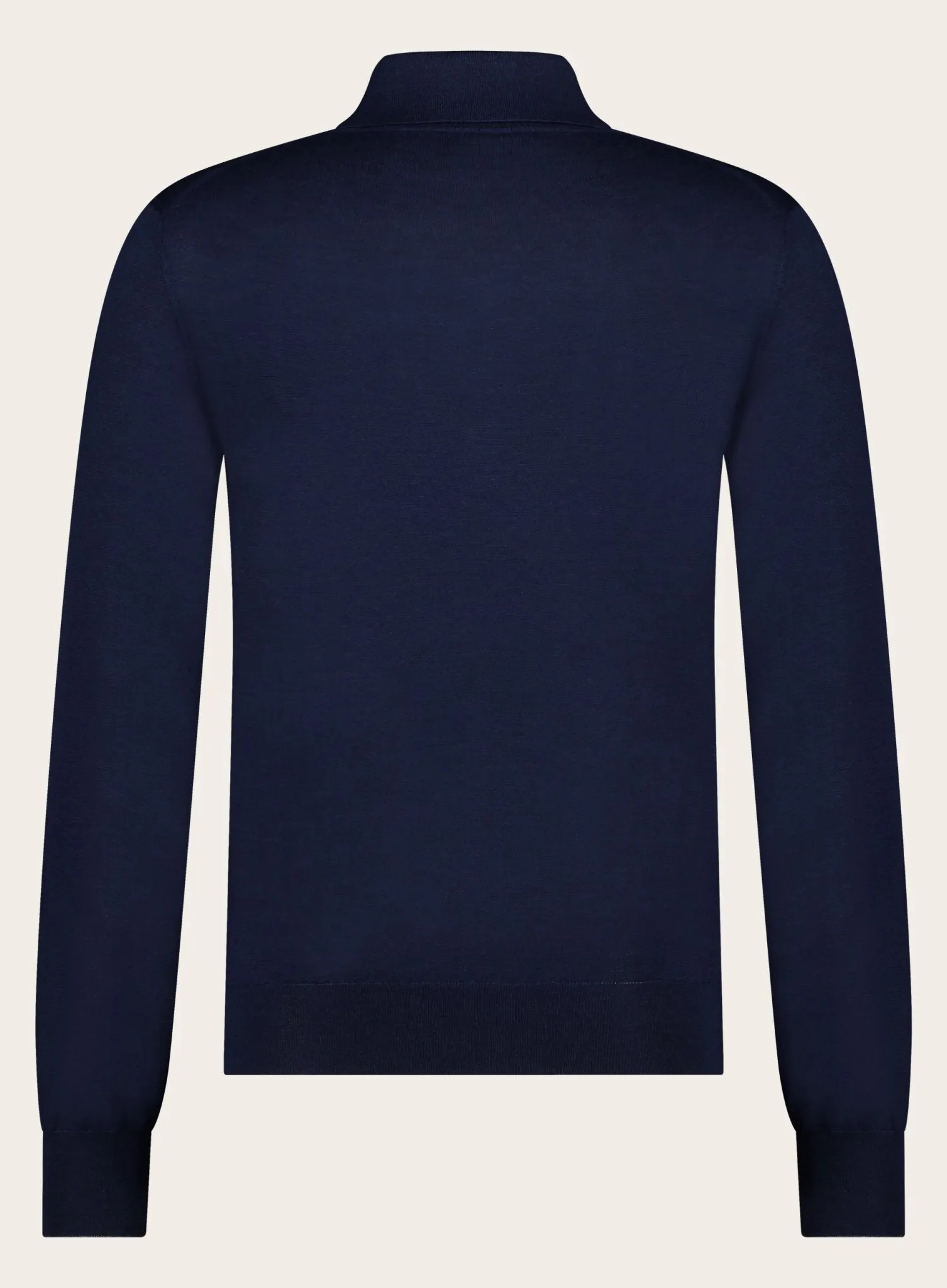 Poloshirt met lange mouwen van cashmere