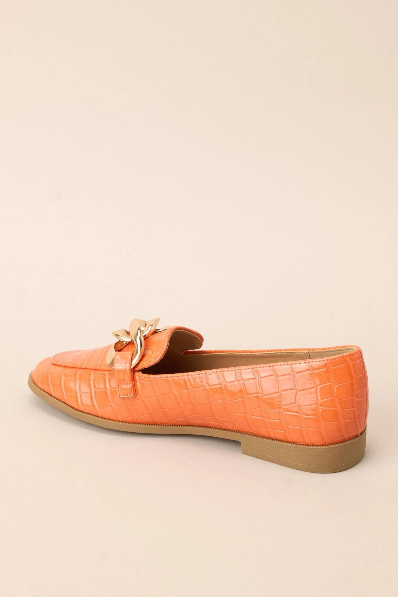 Put A Pin In It Orange Loafers