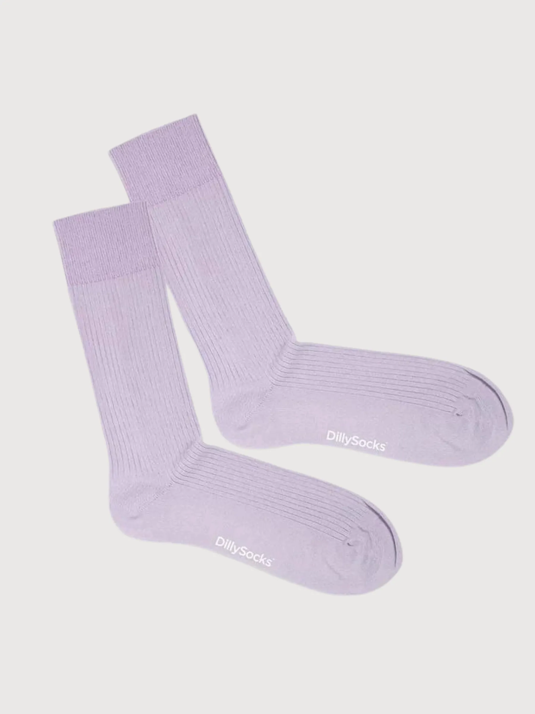 Ripped Socks Lavender Lilac Organic Cotton | DillySocks