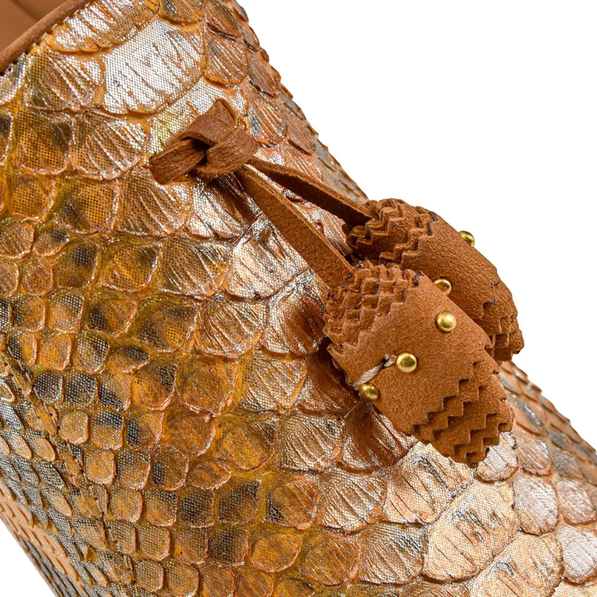 S34PYPY - Cuadra honey casual fashion python tassle loafer for women