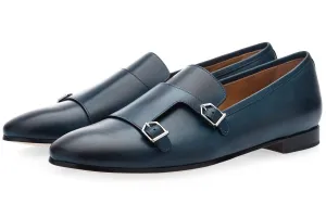 Scarpe - ODILON NAPPA NAVY LOAFERS