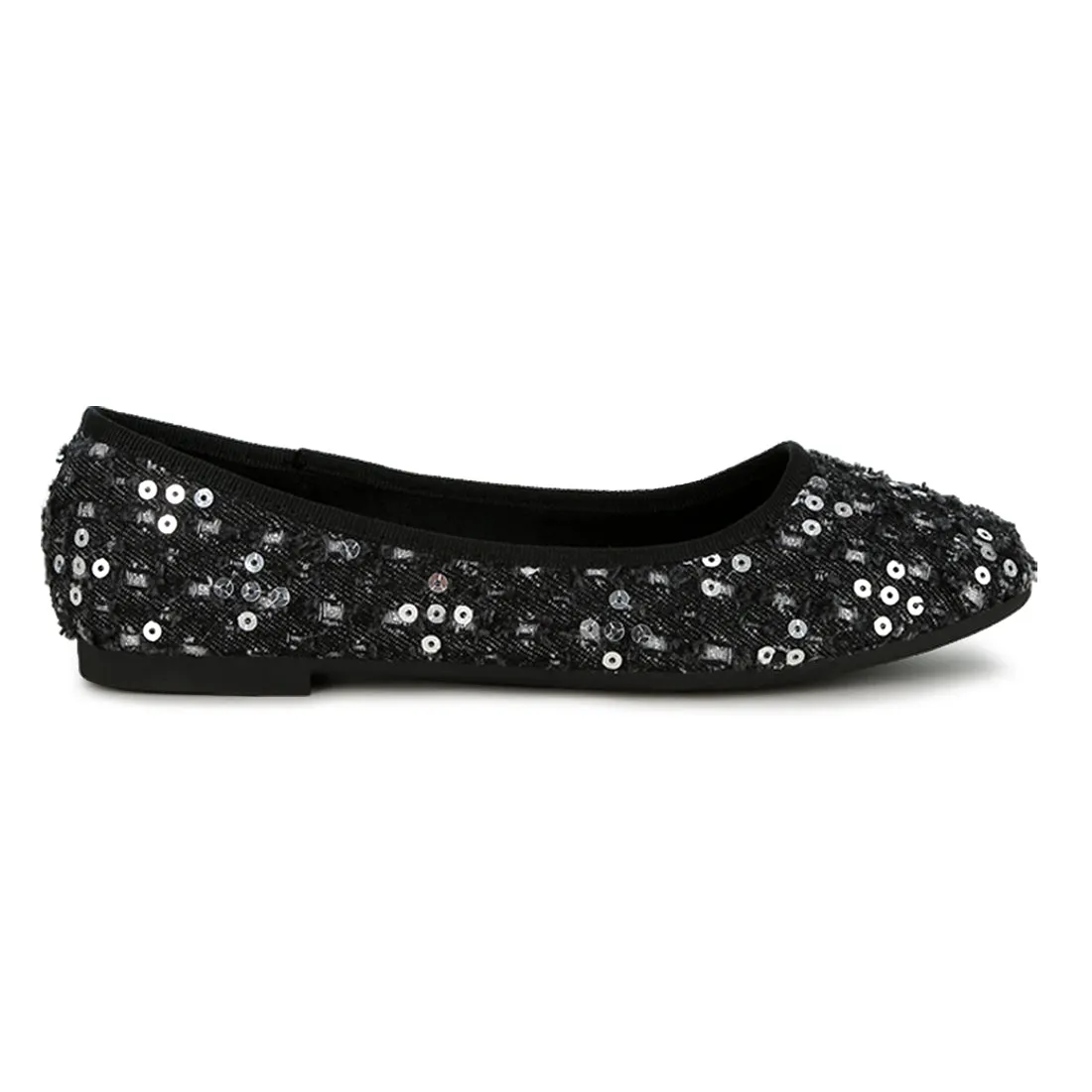 Sequin Ballet Flats