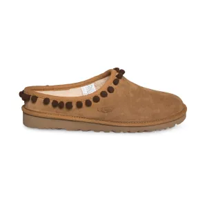 UGG Darah Tassel Chestnut Slippers - Women's