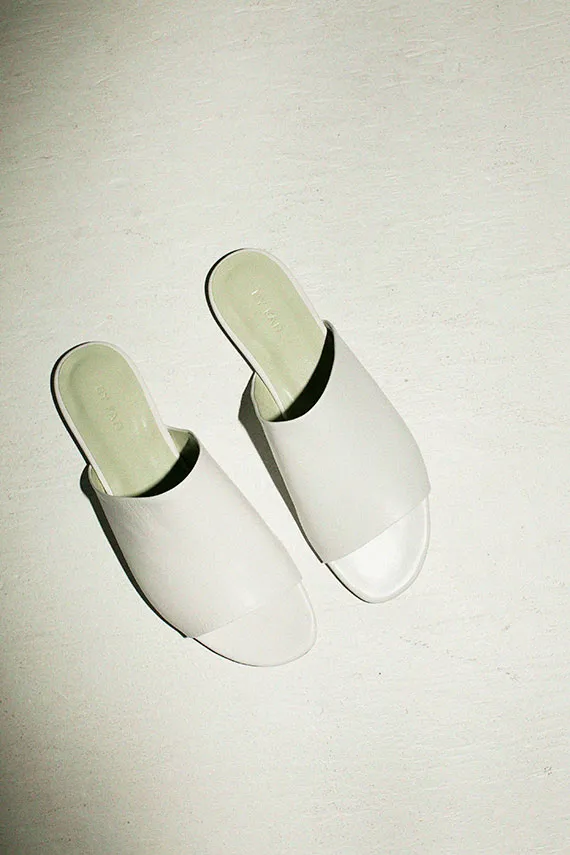 White Gloss Baba Sandal